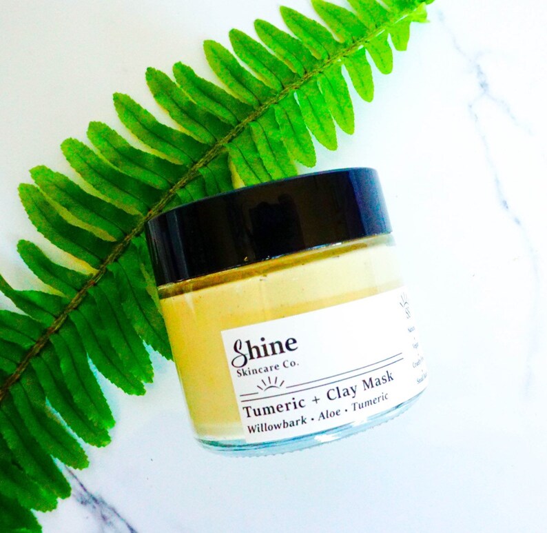 Turmeric Sulfur Clay Face Mask Mask For Breakouts Etsy