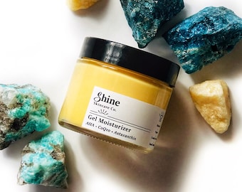 Brightening Face Moisturizer – For Combination to Oily Skin, Crystal Infused