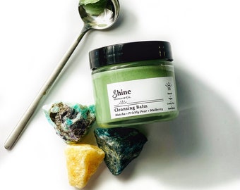 Cleansing Balm with Blue Tansy - Organic Face Balm - Oil Cleanser - Natural Skincare