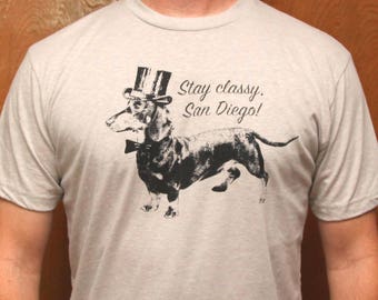 STAY CLASSY SAN DiEGO Light Grey Unisex T Shirt