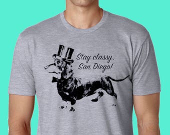 STAY CLASSY SAN DiEGO Athletic Grey Unisex T Shirt