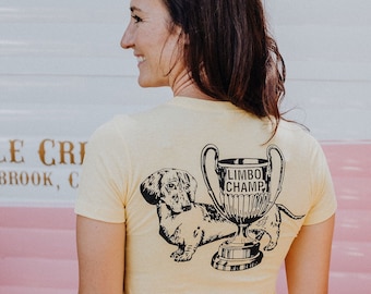 LIMBO CHAMP Dachshund T-Shirt Women's