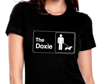 THE OFFICE DOXIE Womens T Shirt in Black