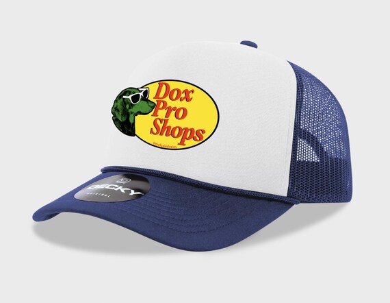 DOX PRO SHOPS - White/navy Trucker Hat, Doxie, Doxies  display picture 2