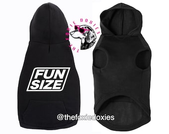 FUN SIZE Dog Hooded Sweatshirt