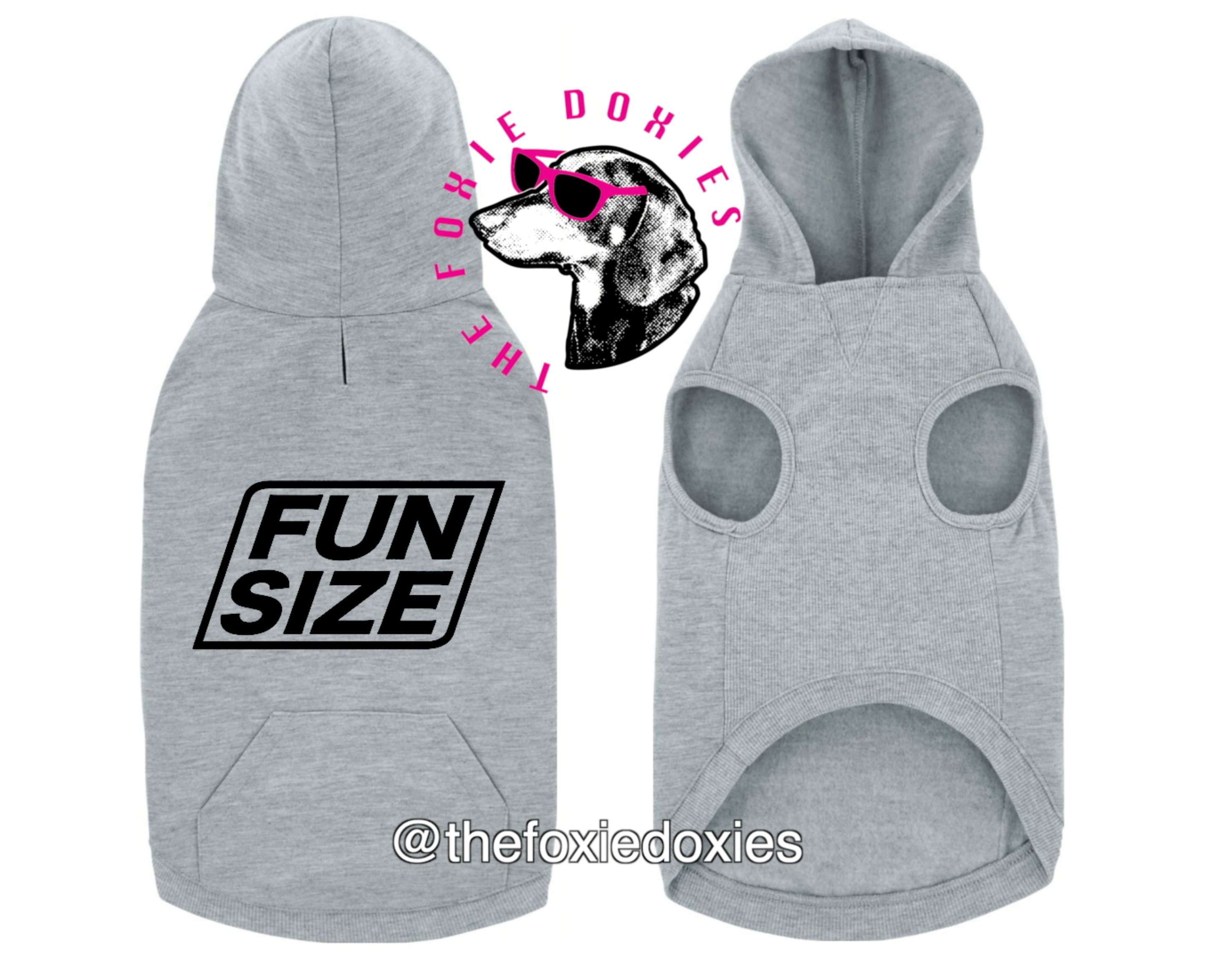 FUN SIZE Dog Hooded Sweatshirt