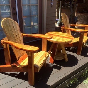 Chairs, Chairs and Table Set, Adirondack, Adirondack Chairs, Adirondack Sets, Outdoor Furniture, Outdoor Furniture Set, Patio Furniture