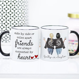 Personalized Best Friend Mug, Best Friend Gift, Friend Mug, Besties, Custom Mug, Long Distance Gift, Coffee Cup, Friendship, BFF