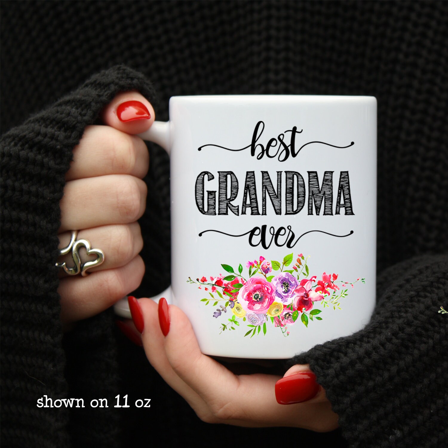 Grandma Mug Best Grandma Ever Custom Personalized Name Etsy