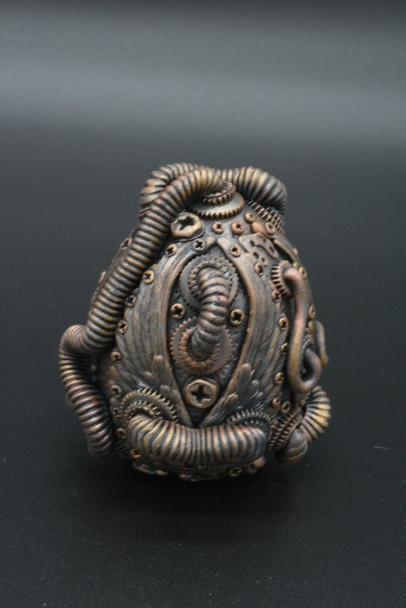 steampunk ooak Easter egg