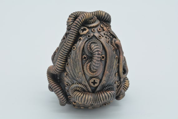 steampunk ooak Easter egg