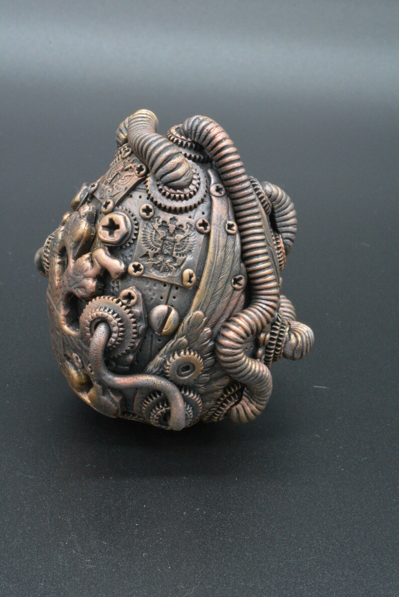steampunk ooak Easter egg