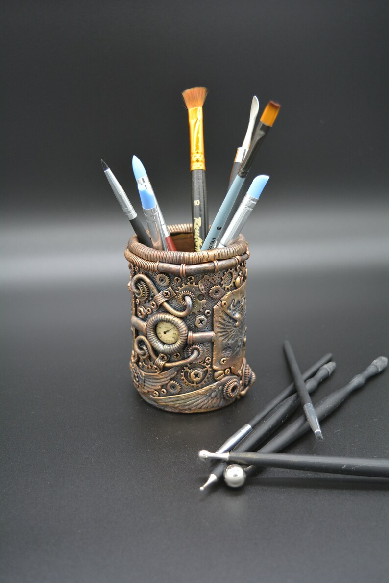 Handmade steampunk jar. tool box Etsy