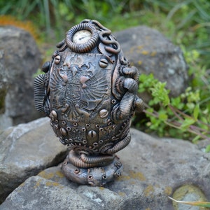 steampunk ooak Easter egg