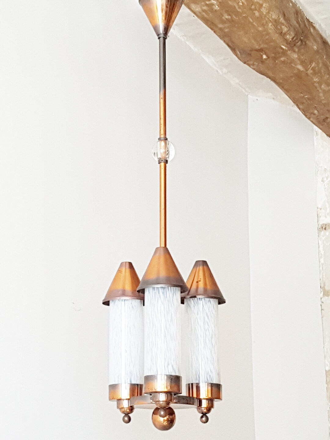 Lustre Art Déco Or Antique #2 Stillux