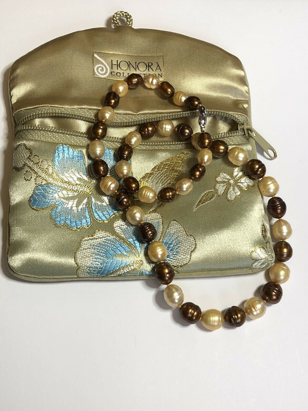 Honora Freshwater Coffee Pearl Necklace 