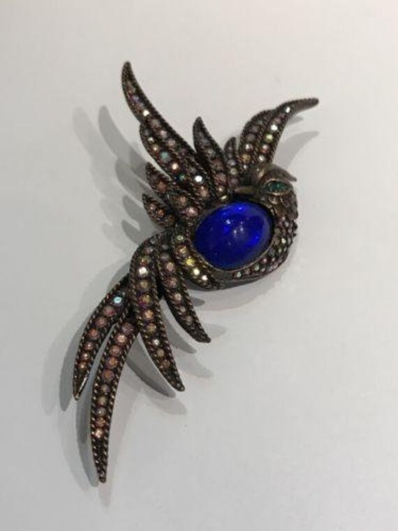 Vintage Butler And Wilson Bird Of Paradise Brooch