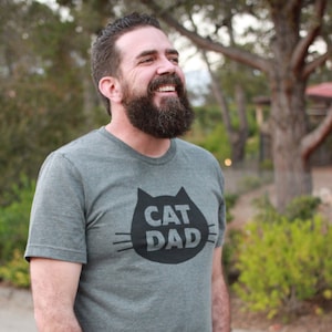 Cat Dad, The Original Cat Dad T-Shirt, Cat Dad Shirt, Cat Daddy, Unisex Cat Dad T-Shirt, Gift from the Cat, Cat Dad Gift image 1