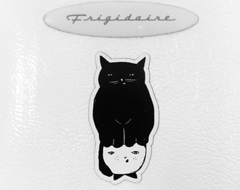 Cat Hat Refrigerator Magnet