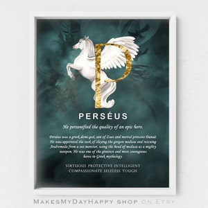 Perseus custom name meaning,Greek mythology figure,Greek names meaning,First name wall art,head of medusa,Adult Birthday gift,Zeus Andromeda