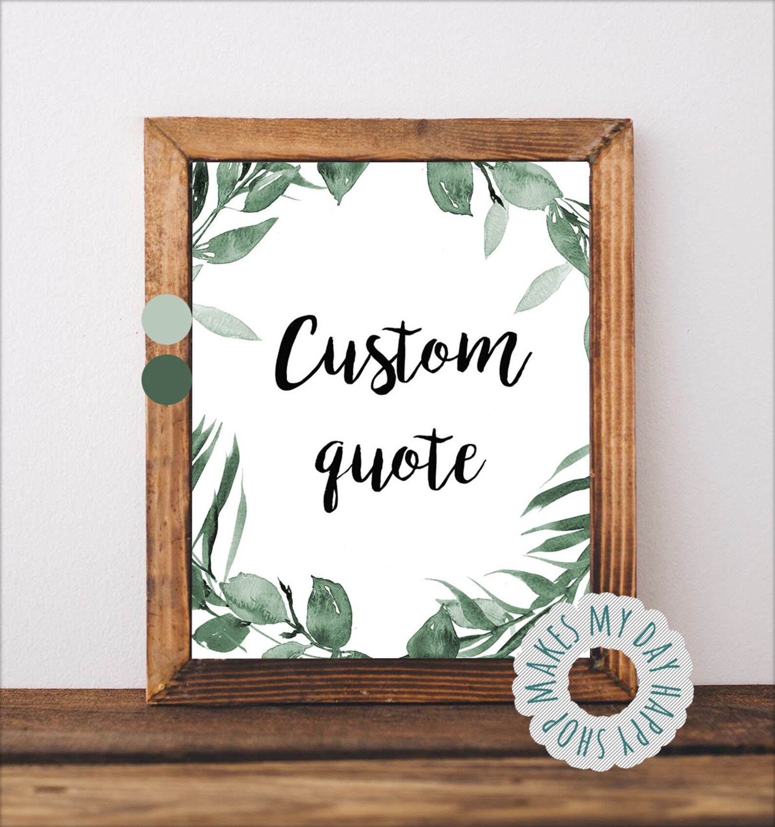 Custom Quote Printcustomized Wall Artpersonalized Etsy
