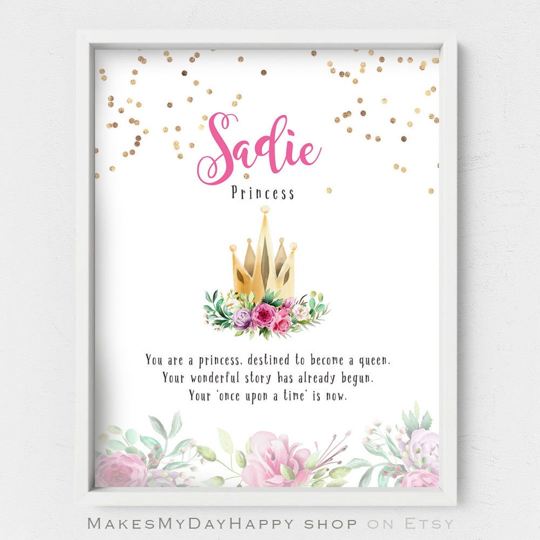 Sadie Name Wall Art,name Sign,newborn Name Meaning,first Name Kids Room