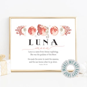 Mia Name Meaning,first Name Sign Wall Decor,coral Color Custom Name Art ...