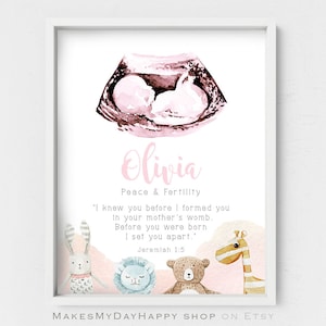 Jeremiah 1:5,Before I Formed You,midwife gift,Pregnancy watercolor print,Scripture Printable,Newborn illustration,Maternity gift,Teddy bear