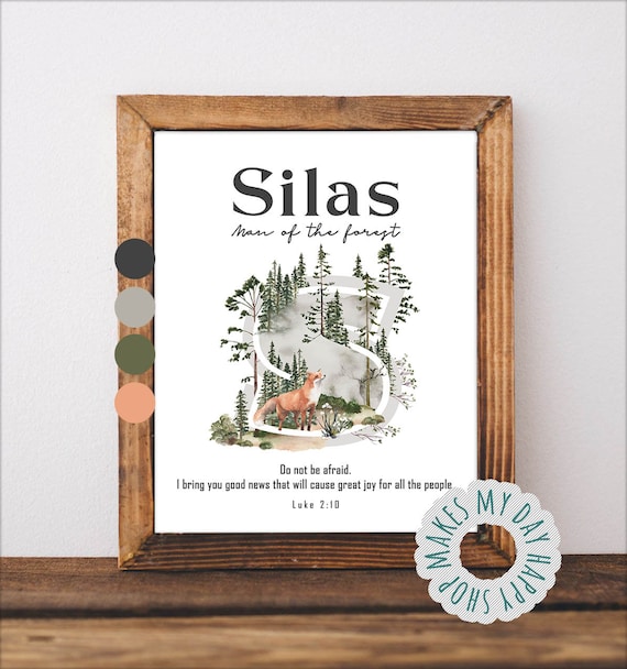 Silas Personalized Name Meaningcustom Printable Meaning Of Etsy Silas Personalized Name Meaningcustom Printable Meaning Of Etsy