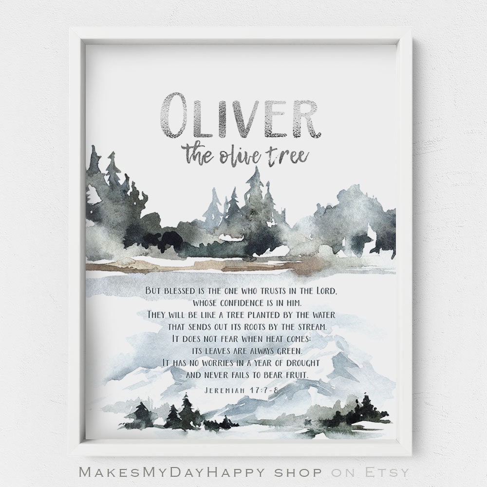 Oliver Name | Art Print