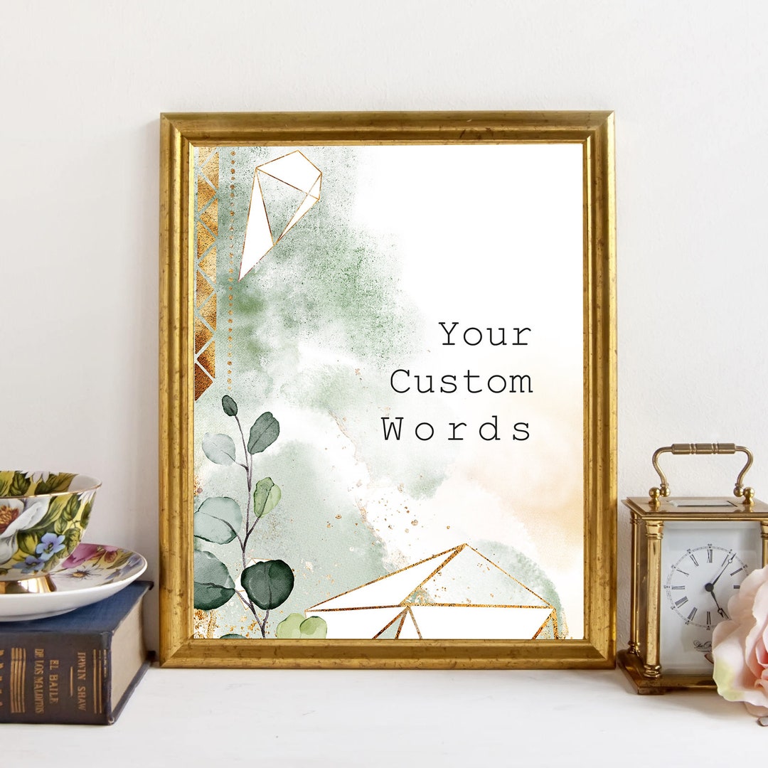 Custom Quote Print,customized Wall Art,personalized Quote,typographic