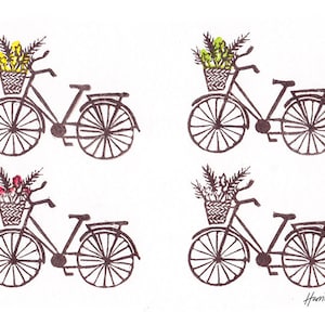 Fahrrad Fahrrad Postkarte Tour de france / yorkshire