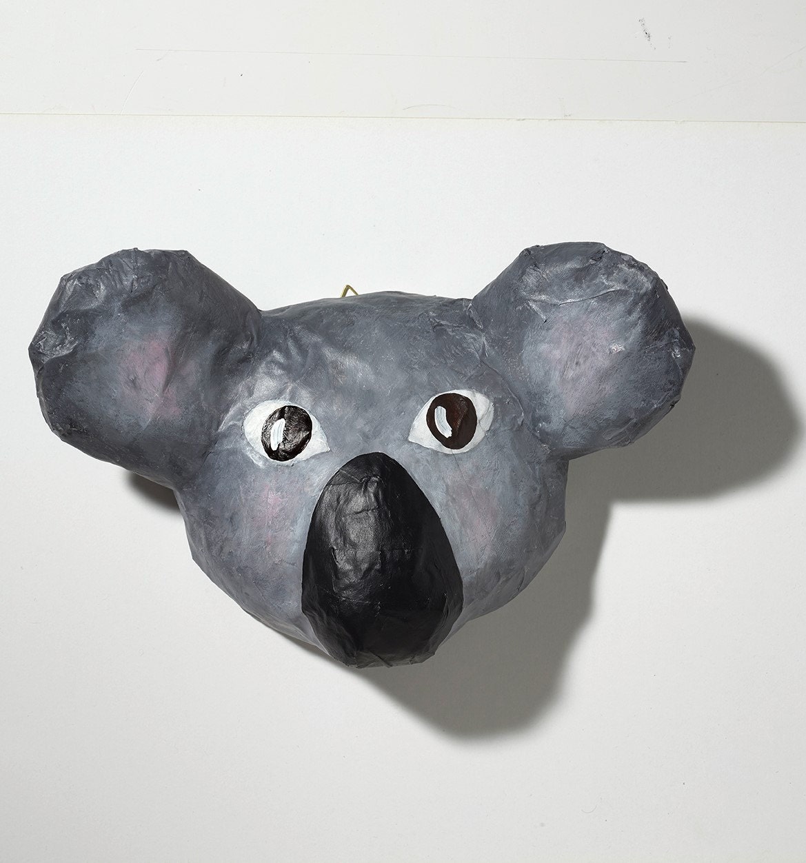 pols eenzaam Paleis Paper mache koala head Benjamim. Sweet wall decor for a - Etsy België