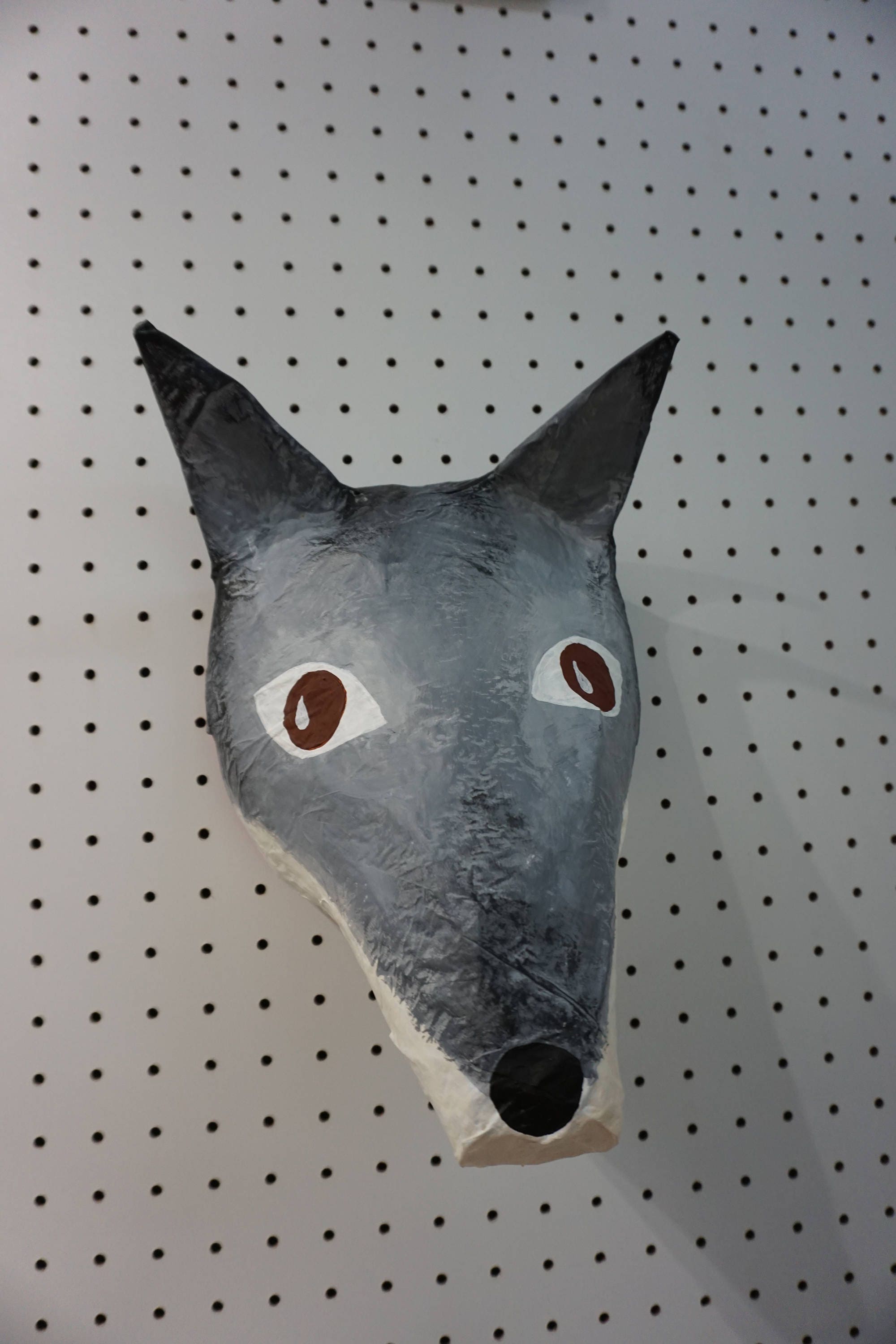 Paper Mache Wolf Head Oscar. Woodland Creature Wall Decor Etsy UK