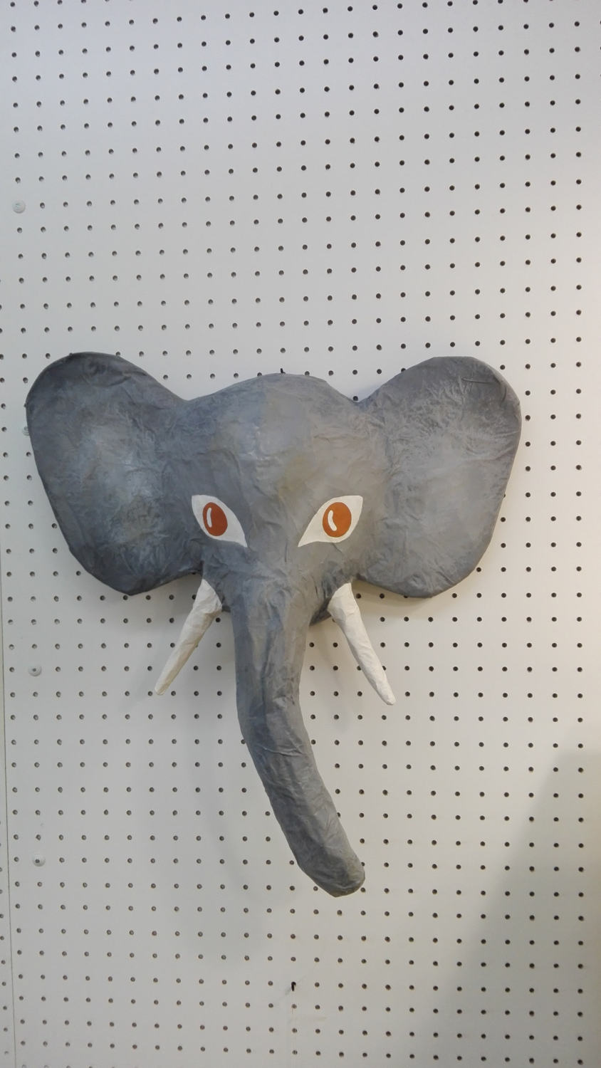 Paper mache Elephant Head Horace. Savanna creature Majestic Etsy