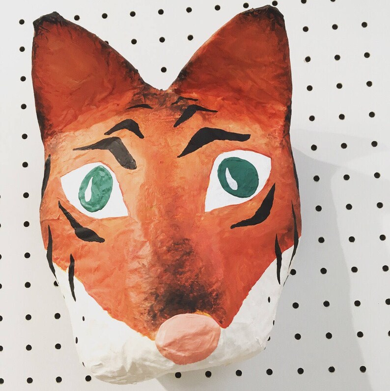 Paper Mache Tiger Head Timothy. Majestic Big Cat Wall Decor Etsy Ireland