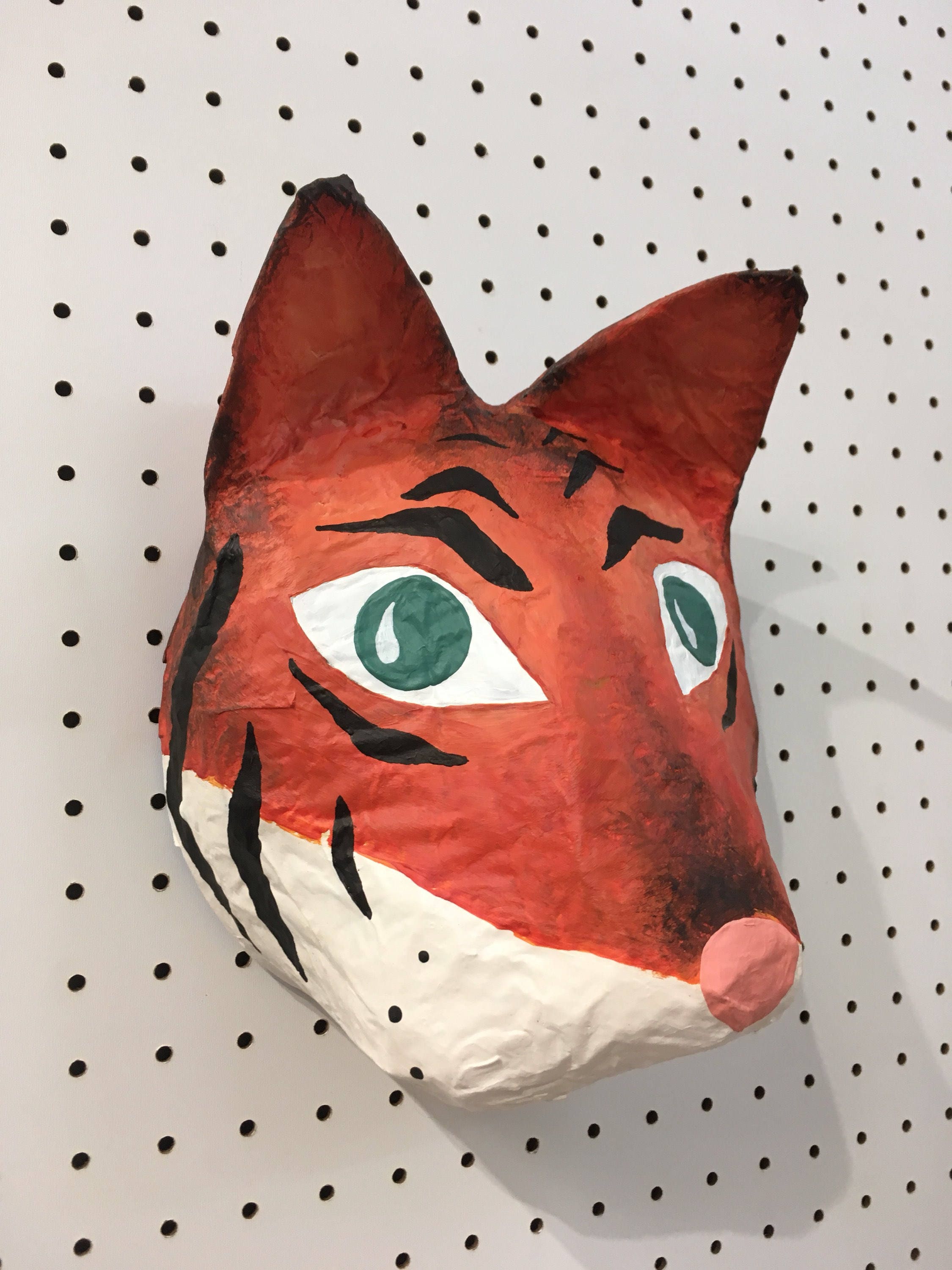 Paper Mache Tiger Head Timothy. Majestic Big Cat Wall Decor Etsy Ireland