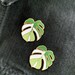 Monstera Albo Variegata Hard Enamel Pin CubeHouseJungle Gold Variegated Plant Collector Houseplant Button 