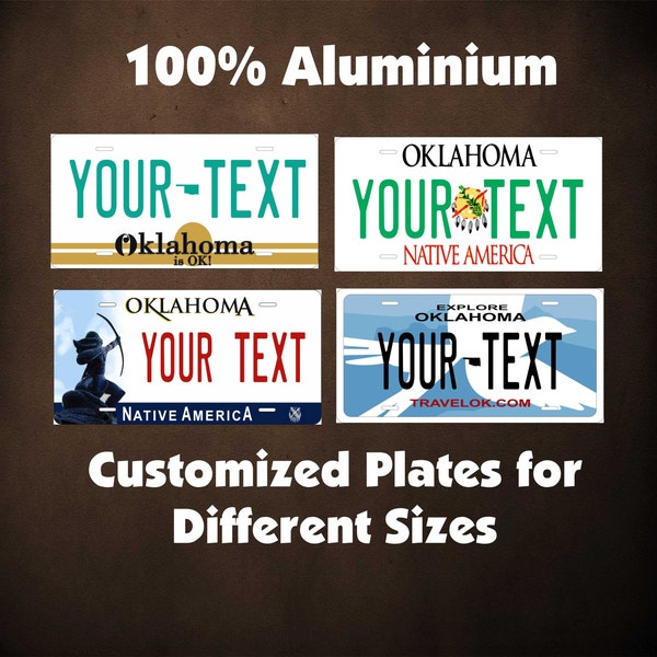Oklahoma License Plates Etsy