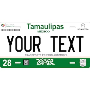 Tamaulipas 2016 Mexico Personalized Novelty ATV Moped Bike Mini Bike Fridge Magnet Key chain License Plate
