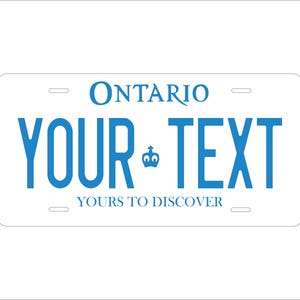 Ontario 1997 Canada - Yours To Discover Custom Personalized Novelty ATV Auto Mini Bike License Plate