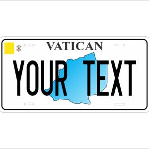 Viktoria Karte Europa Benutzerdefinierte personalisierte Neuheit ATV Moped Mini Bike Nummernschild