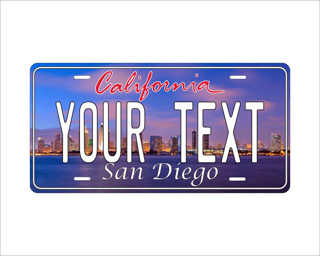 California San Diego Custom Personalized Novelty ATV Moped Mini Bike ...