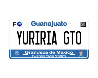 Guanajuato 2017  v2 Mexico Custom Personalized Novelty ATV Moped Mini Bike License Plate