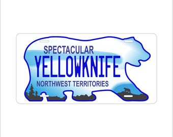 Terytorium Północno-Zachodnie Kanada Niestandardowa spersonalizowana nowość ATV Moped Mini Bike Tablica rejestracyjna