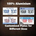 Illinois 1955 to Present Custom Personalized Novelty ATV  Auto Moto Mini Bike License Plate