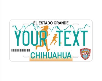 Chihuahua 2000-2 México Personalizado Novidade ATV Moped Mini Bike Placa de Licença