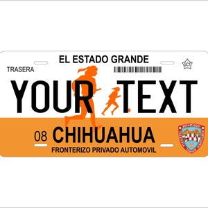 Chihuahua 2003 Mexico Custom Personalized Novelty ATV Moped  Mini Bike License Plate