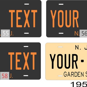 New Jersey 1935 to Present Custom Personalized Novelty ATV Moped Mini Bike Key Chain License Plate image 8