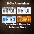 Kansas 1942 to Present  Custom Personalized Novelty ATV Moped Mini Bike License Plate